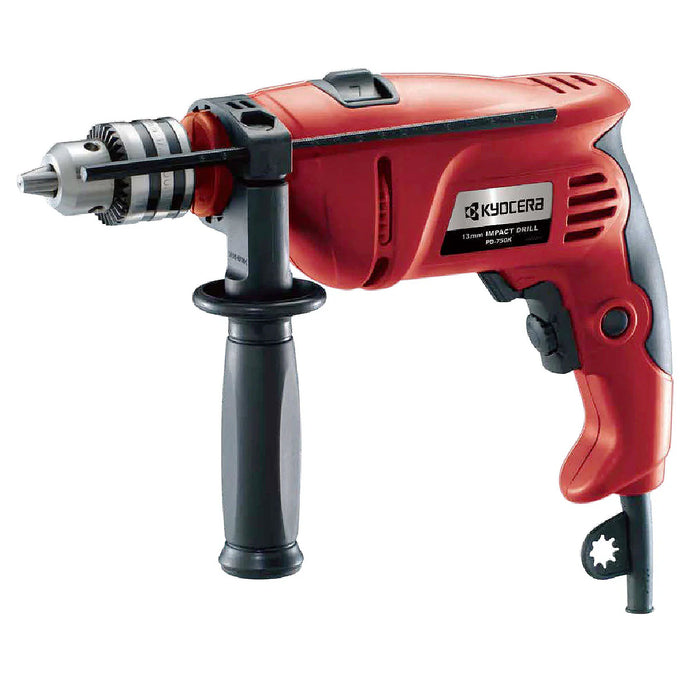 Máy khoan động lực Kyocera PD-750K, công suất 750W, đầu kẹp 13mm (kèm 75 món phụ kiện)
