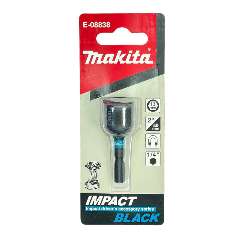 Mũi vít bắn tôn Impact Black Makita đường kính mũi từ 6mm-13mm, chiều dài 50mm, đuôi lục giác 6.35mm ( 1/4 inch ) ( Cấp 3 sao )