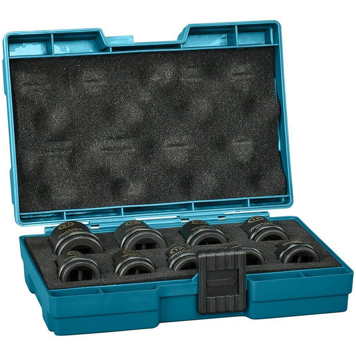 Bộ đầu tuýp 9 chi tiết cốt 1/2 inch Makita E-16570 kích thước từ 8mm-21mm, thép Cr-Mo ( Cấp 3 sao )