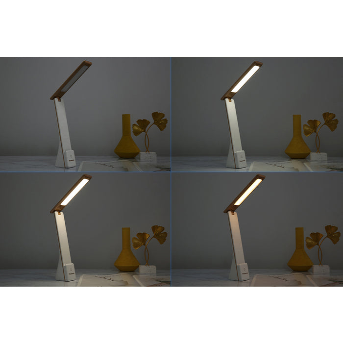 Đèn bàn cảm ứng chống cận dùng Pin Panasonic, công suất 4.5W, có 3 màu sáng đèn