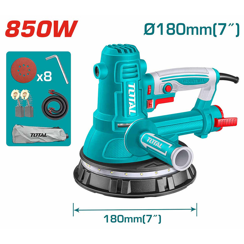 Máy chà bột mịn tường công suất 850W Total TDWS10508 đường kính đế 180mm