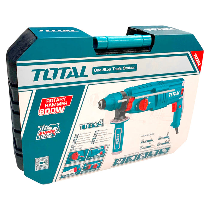 Máy khoan đục (3 chức năng) 800W TOTAL TH308268