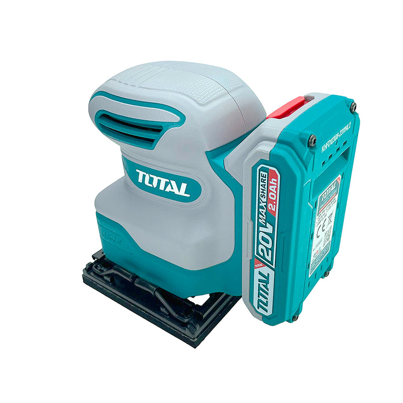 Máy chà nhám vuông dùng Pin Lithium-Ion 20V TOTAL TSHSLI20141