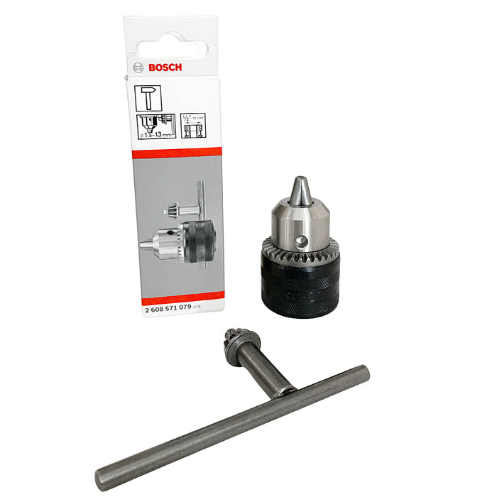 Đầu khoan có khóa Bosch 2608571079 cốt 1/2 inch - 20 UNF, đầu kẹp 13mm