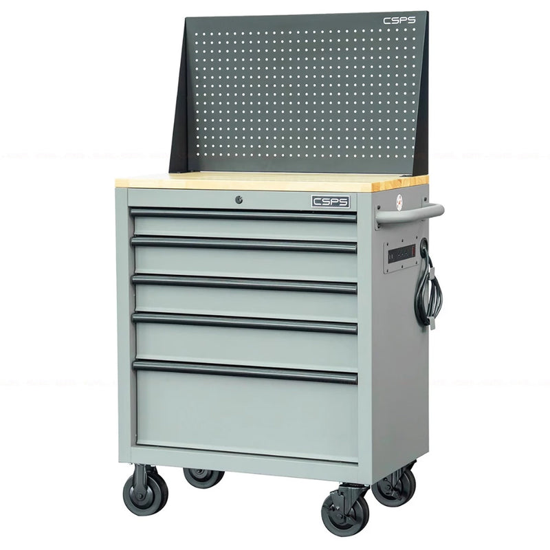Tủ dụng cụ 5 ngăn kéo CSPS bề ngang 76cm, cao 96cm, tải trọng tối đa 680kg