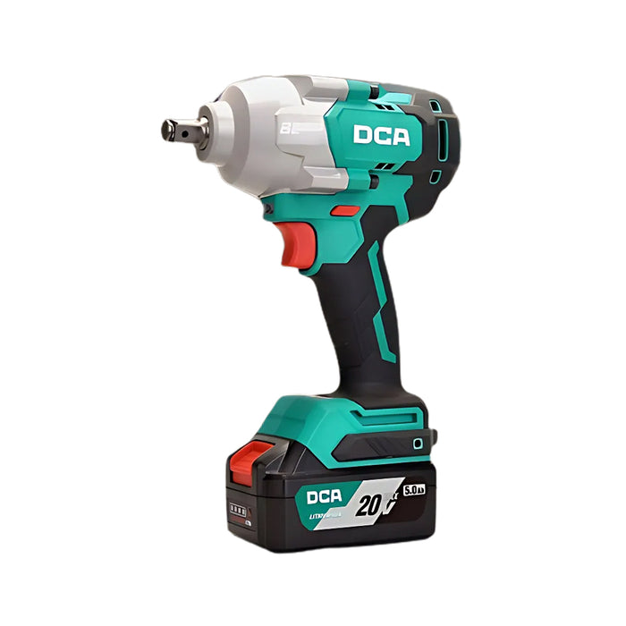 Máy siết buloong dùng Pin 20V Max - 6Ah DCA ADPB698H2K không chổi than, cốt 1/2 inch, lực siết 910N.m