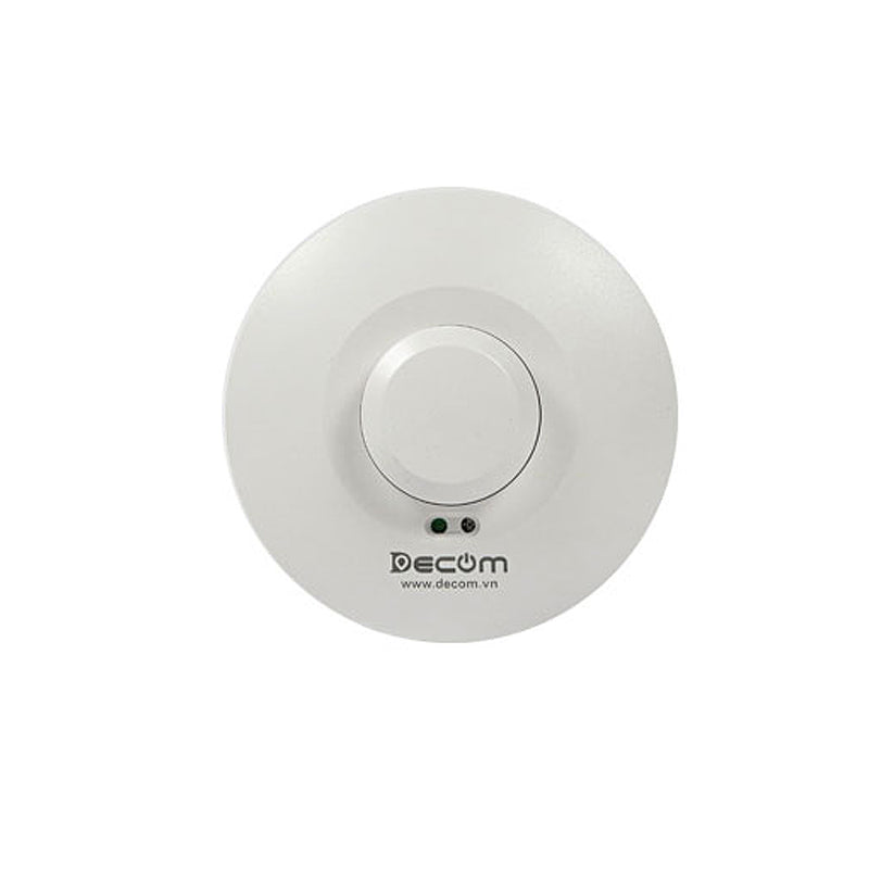 Công tắc cảm ứng vi sóng âm trần Decom DC-M01, đường kính 90mm