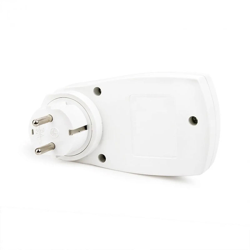 Ổ cắm điện hẹn giờ cơ đếm ngược Decom DC-TG01A công suất 500W, cài đặt từ 15 phút - 24 giờ