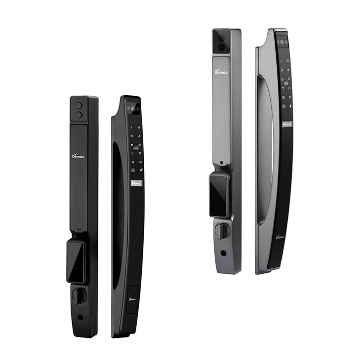Khóa cửa thông minh cao cấp chống nước IP56 Demax EL902, nhận diện khuôn mặt Face ID-3D mở khóa bằng Wifi, dành cho cửa nhôm, sắt, inox