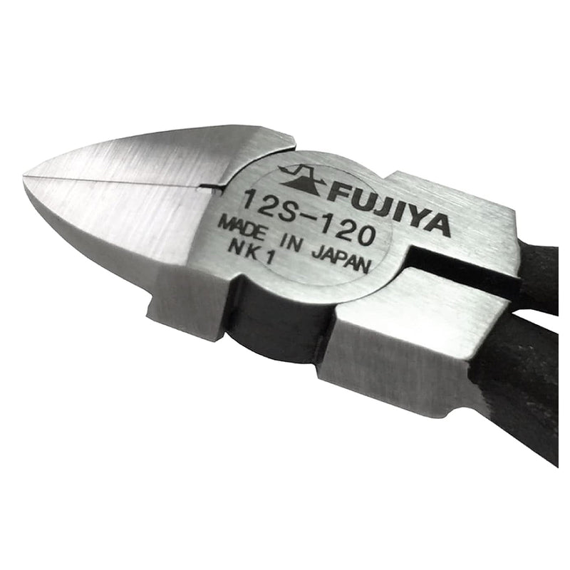 Kìm cắt mini, có lò xo trợ lực, lưỡi cong mỏng Fujiya 12S-120 kích thước 120mm