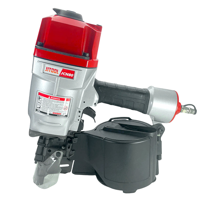 Máy bắn đinh cuộn dùng khí nén JITOOL JCN80, kích thước đinh 50mm - 83mm