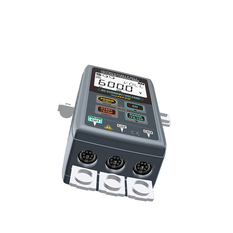 Thiết bị ghi dữ liệu điện áp và dòng điện Kyoritsu Kew 5020 True RMS, có cổng USB