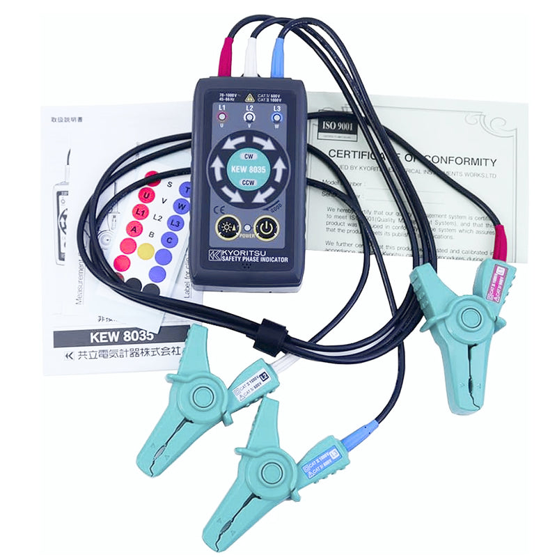Thiết bị kiểm tra pha không tiếp xúc Kyoritsu Kew 8035