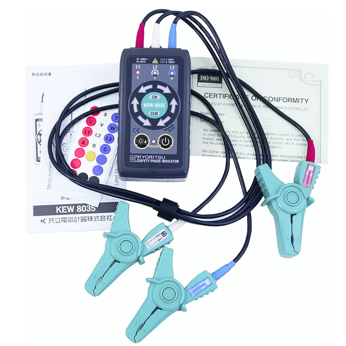 Thiết bị kiểm tra pha không tiếp xúc Kyoritsu Kew 8035