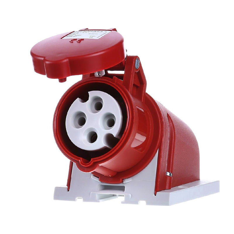 Ổ cắm công nghiệp MENNEKES gắn tường 16A~32A – Công nghệ TwinCONTACT đấu nối lò xo không vít (IP44) | Wall Mounted Receptacle, External Fixing (MB 463)