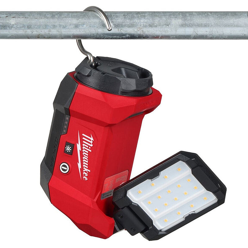 Đèn LED hắt, xoay 360° Milwaukee M12 ALIP dùng Pin 12V, độ sáng 1,200lm