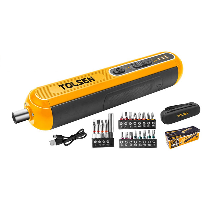 Máy vặn vít không dây Tolsen 79005, đầu kẹp 1/4 inch (6.35mm)