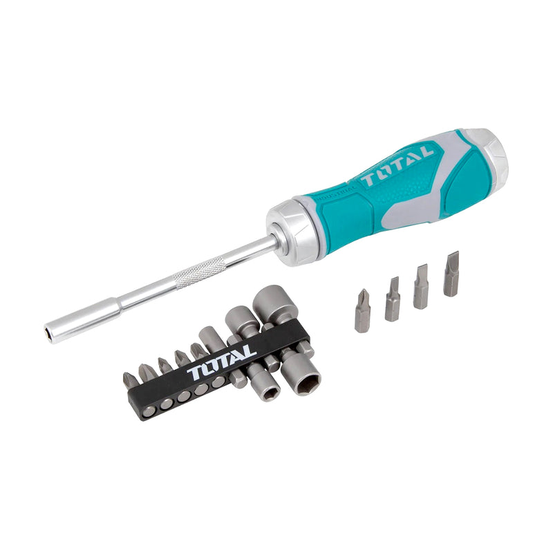 Bộ tua vít 15 chi tiết Total TACSD30156