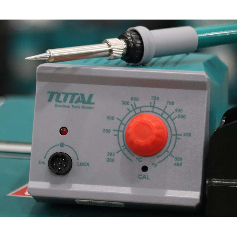 Trạm hàn chì công suất 60W kèm máy ổn định nhiệt Total TET160911