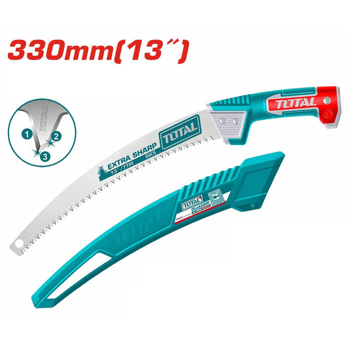 Cưa cành cầm tay lưỡi cong dài 330mm Total THPS3308