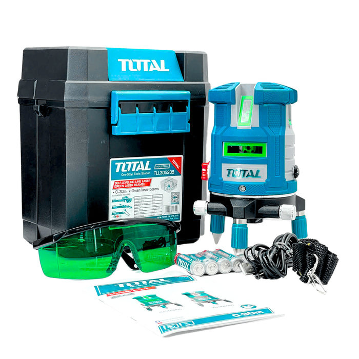 Máy đo mức cân bằng tia lade (tia xanh) TOTAL TLL305205