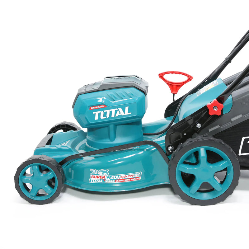Xe cắt cỏ kích thước 18 inch không chổi than dùng Pin Lithium 40V Total TLMLI20185 (Chưa bao gồm Pin + sạc)