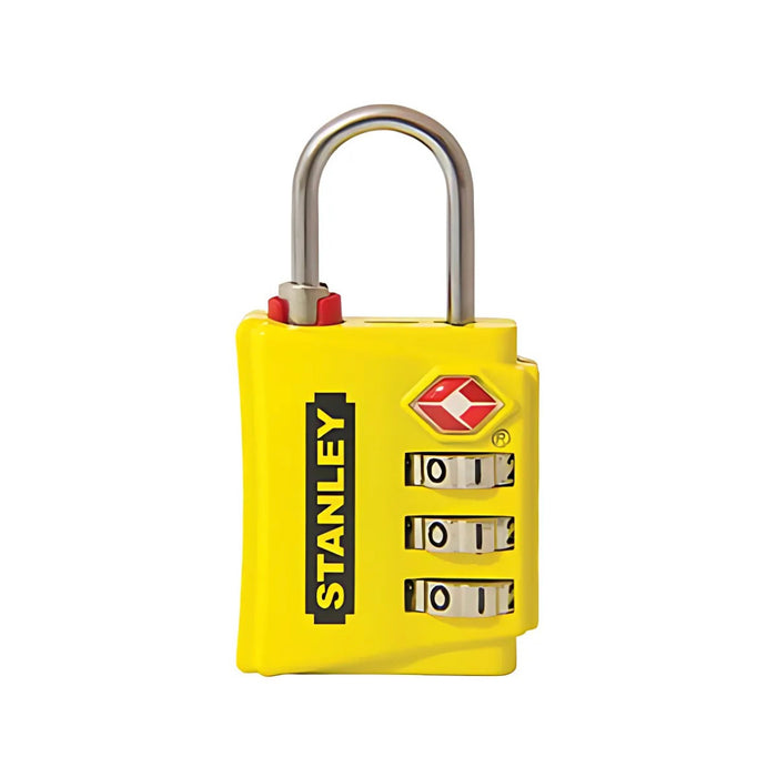 Ổ khóa số STANLEY 3 cọc số,  kích thước 30mm, càng khoá mỏng