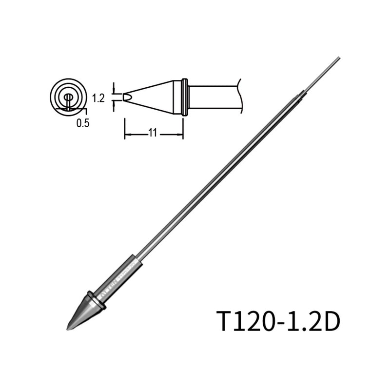 Phụ kiện mũi hàn tích hợp lõi gia nhiệt Atten T120 Series