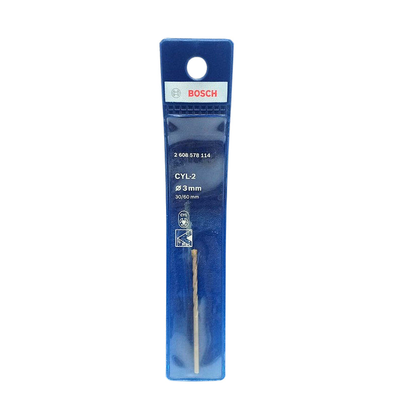 Mũi khoan bê tông CYL-2 Bosch đường kính 3mm - 16mm, chiều dài 60mm - 150mm, đuôi trơn