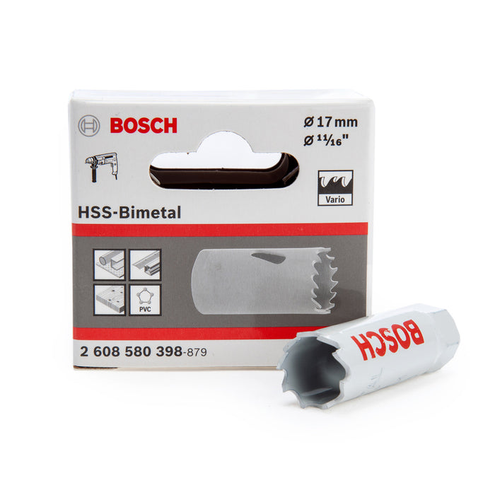 Mũi khoét lỗ Bosch dùng cho kim loại, đường kính từ 14mm - 30mm, dài 44mm, vật liệu thép HSS