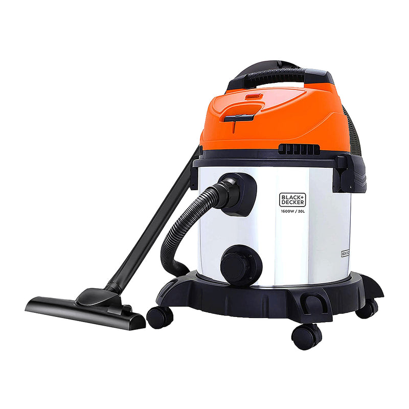 Máy hút bụi công nghiệp công suất 1600W BLACK & DECKER BDWDS20-B1 dung tích 20L, có màn hình LED