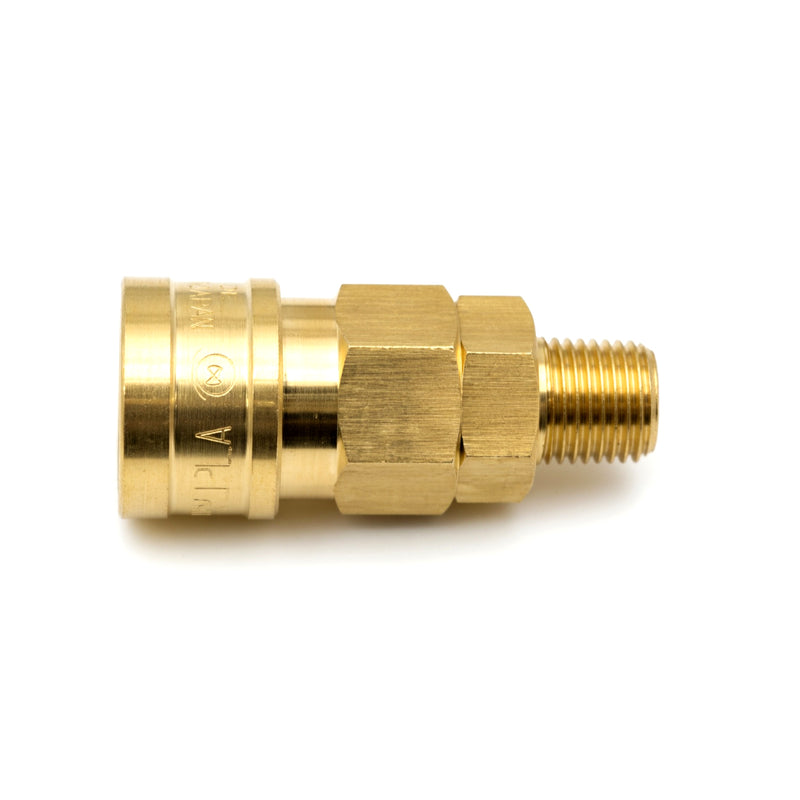 Đầu nối nhanh Hi Cupla Standard SM-Type (Socket) kiểu kết nối ren ngoài, gioăng chịu nhiệt FKM (Fluoro Rubber)