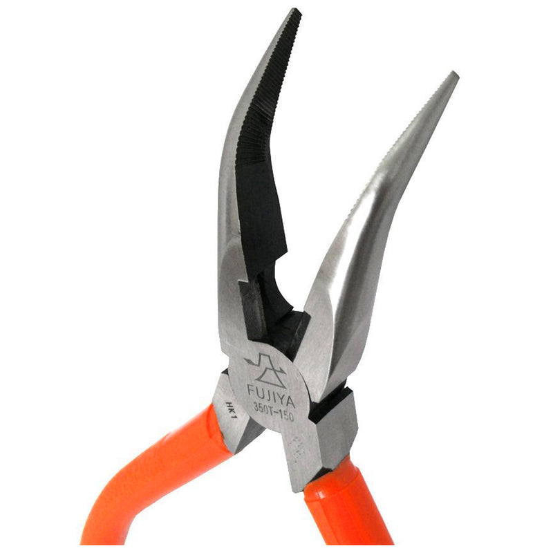 Kìm nhọn mũi cong Fujiya 350T-150, kích thước 150mm. Tiêu chuẩn RoHS