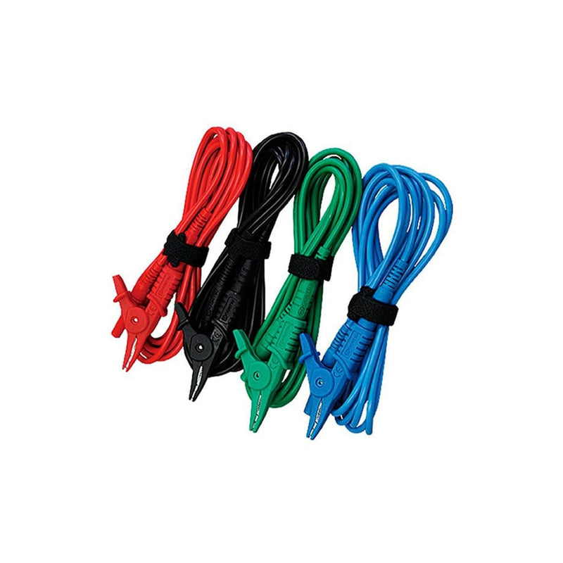 Bộ 4 dây đo kẹp cá sấu Kyoritsu 7141B dài 3000mm, giắc cắm 4mm