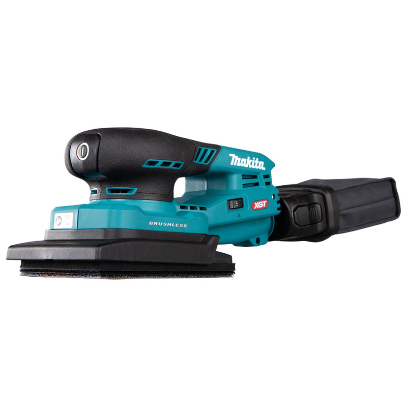 Máy chà nhám rung Makita BO005CG dùng Pin 40Vmax XGT thông qua ổ cắm rời, kích thước đế chà 80mm x 130mm