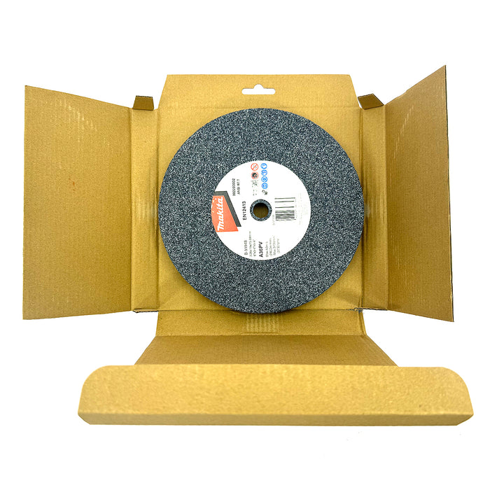 Đá mài kim loại màu 205mm ( 8 inch ) Makita dày 19mm, lỗ cốt 15.88 ( 5/8 inch ) tương thích với máy mài 2 đá ( Cấp 3 sao )