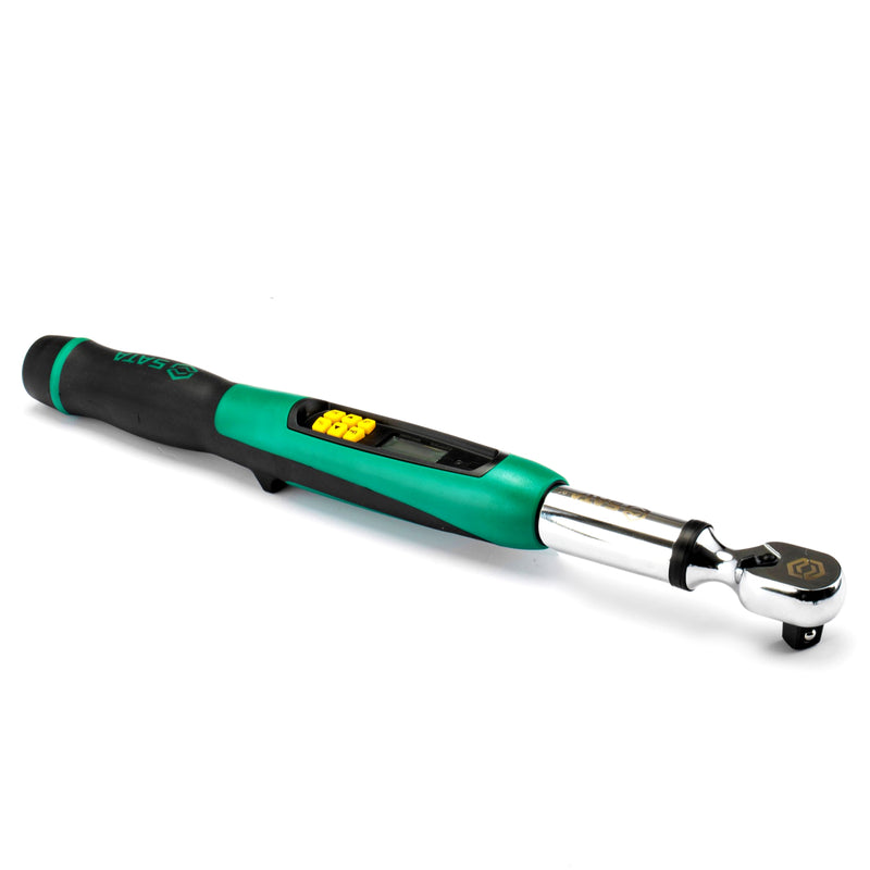 Cần siết lực điện tử SATA 96525 cốt 3/8 inch, dãi lực từ 27Nm - 135Nm
