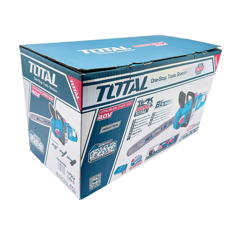 Máy cưa xích không chổi than dùng Pin 40V TOTAL TGSLI401682