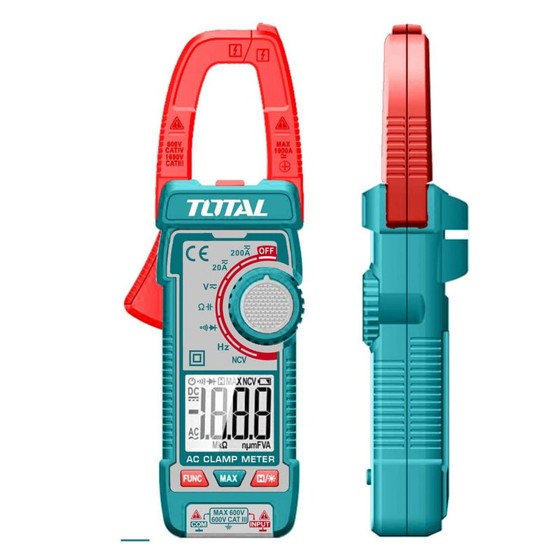 Ampe kìm đo dòng DC/AC kỹ thuật số Total TMT762002 True RMS, dải đo 4A - 400A