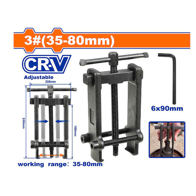 Cảo tháo vòng bi Wadfow, chiều dài hàm kẹp từ 52mm ~ 180mm