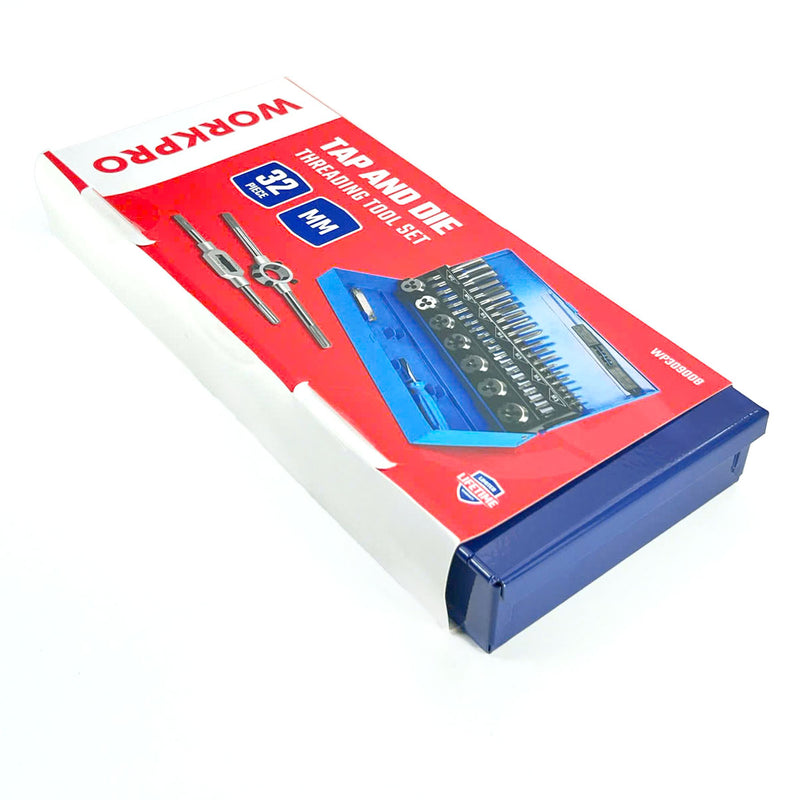 Bộ dụng cụ taro tạo ren 32 chi tiết Workpro WP309008