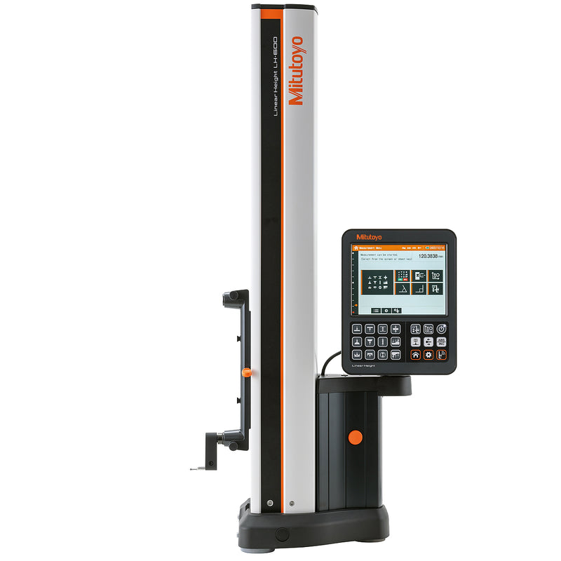 Mitutoyo Linear Height SERIES 518 - Thước đo chiều cao kỹ thuật số cao cấp, hệ thống đo lường 2D hiệu suất cao, tích hợp đệm khí, màn hình cảm ứng lớn.