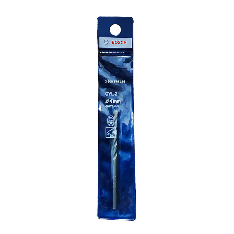 Mũi khoan bê tông CYL-2 Bosch đường kính 3mm - 16mm, chiều dài 60mm - 150mm, đuôi trơn