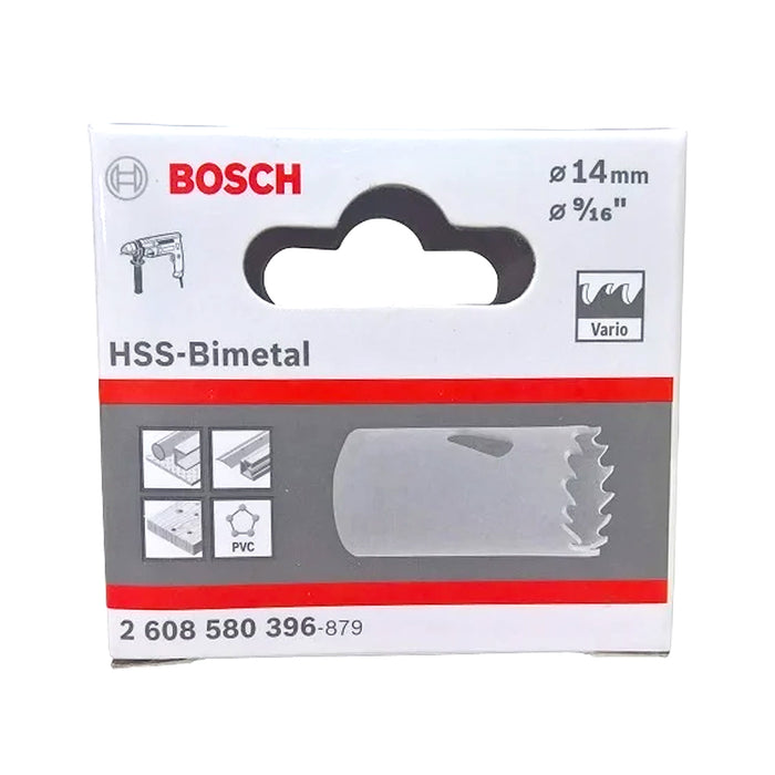 Mũi khoét lỗ Bosch dùng cho kim loại, đường kính từ 14mm - 30mm, dài 44mm, vật liệu thép HSS