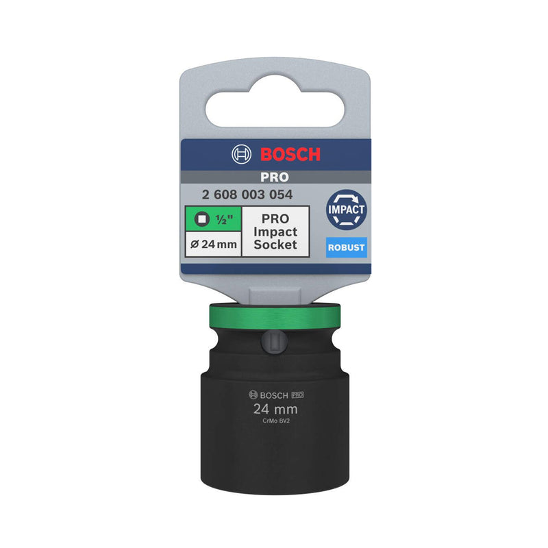 Đầu tuýp Bosch cốt 1/2 inch, đầu từ 13mm - 27mm, dài 44mm