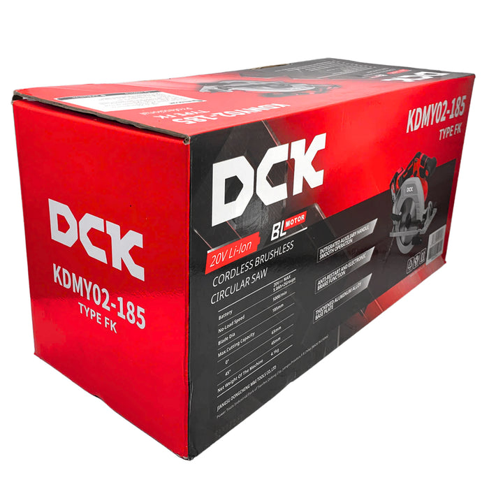 Máy cưa đĩa DCK KDMY02-185 dùng Pin 20V, đường kính lưỡi 185mm