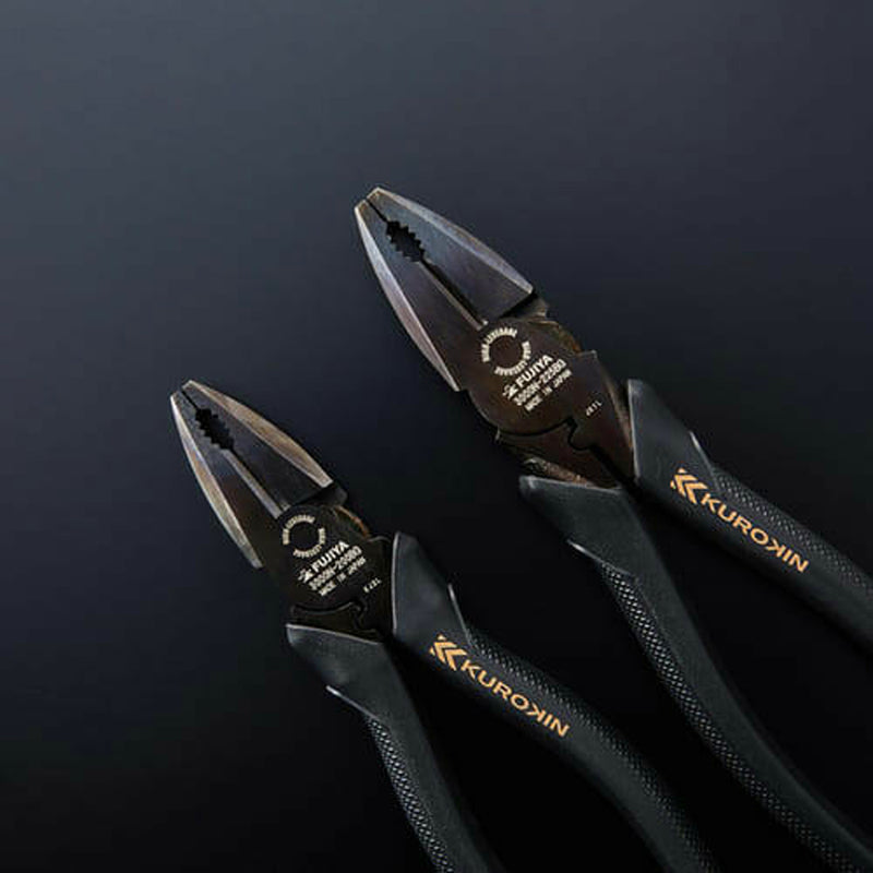 Kìm điện cắt cạnh trợ lực Fujiya Kurokin-Series, kích thước từ 200mm - 225mm. Tiêu chuẩn RoHS