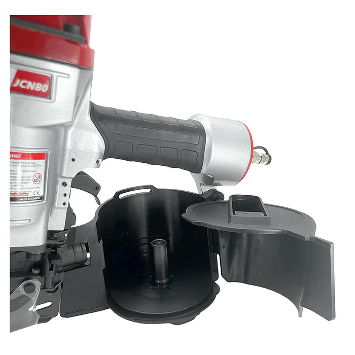 Máy bắn đinh cuộn dùng khí nén JITOOL JCN80, kích thước đinh 50mm - 83mm