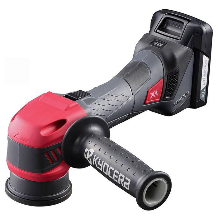 Máy đánh bóng dùng Pin 18V Kyocera DPEG11XR đường kính đế 75mm, chức năng quay kiểu bánh răng