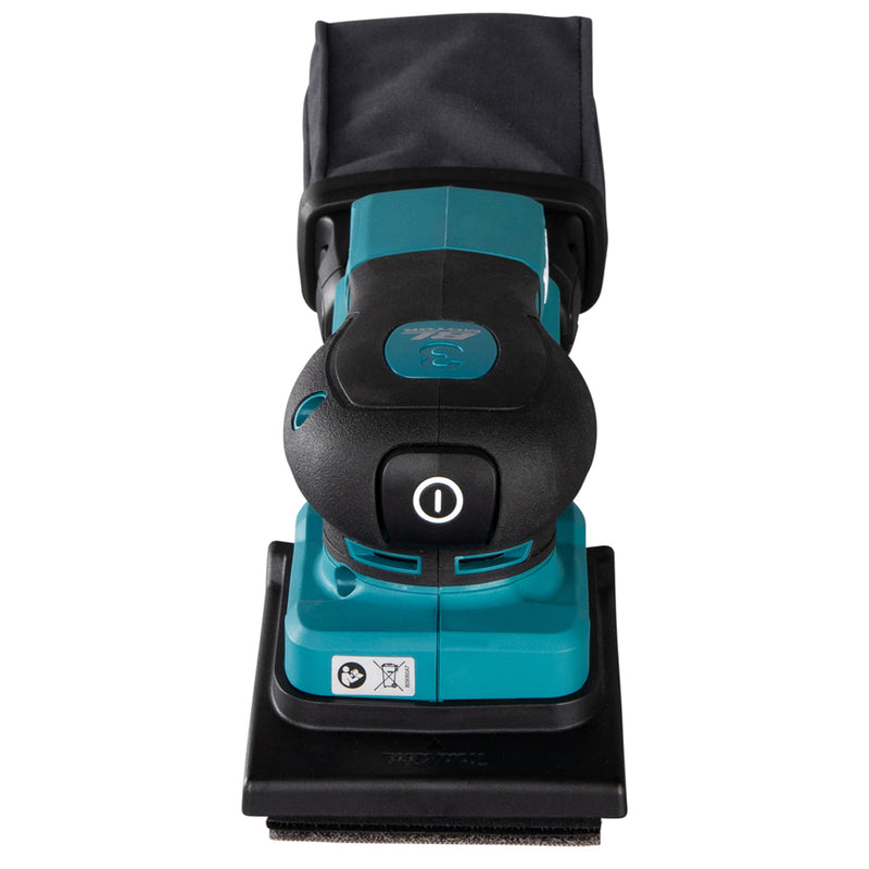 Máy chà nhám rung Makita BO005CG dùng Pin 40Vmax XGT thông qua ổ cắm rời, kích thước đế chà 80mm x 130mm
